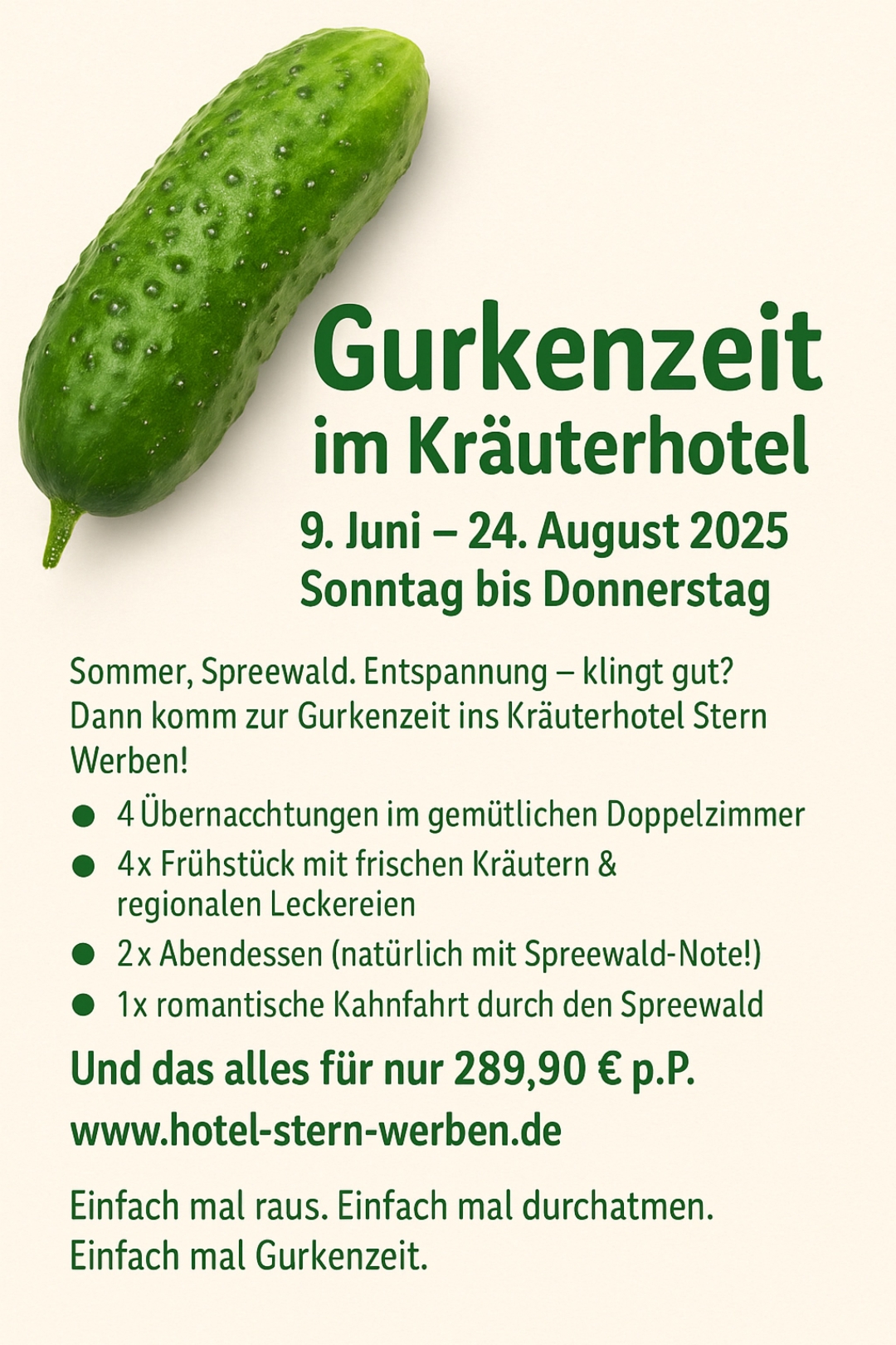 So haben Sie die Gurke  noch nicht erlebt!